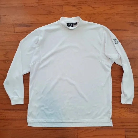 FootJoy Shirts Footjoy Fj Mens Long Sleeve Mock Neck - Technical View